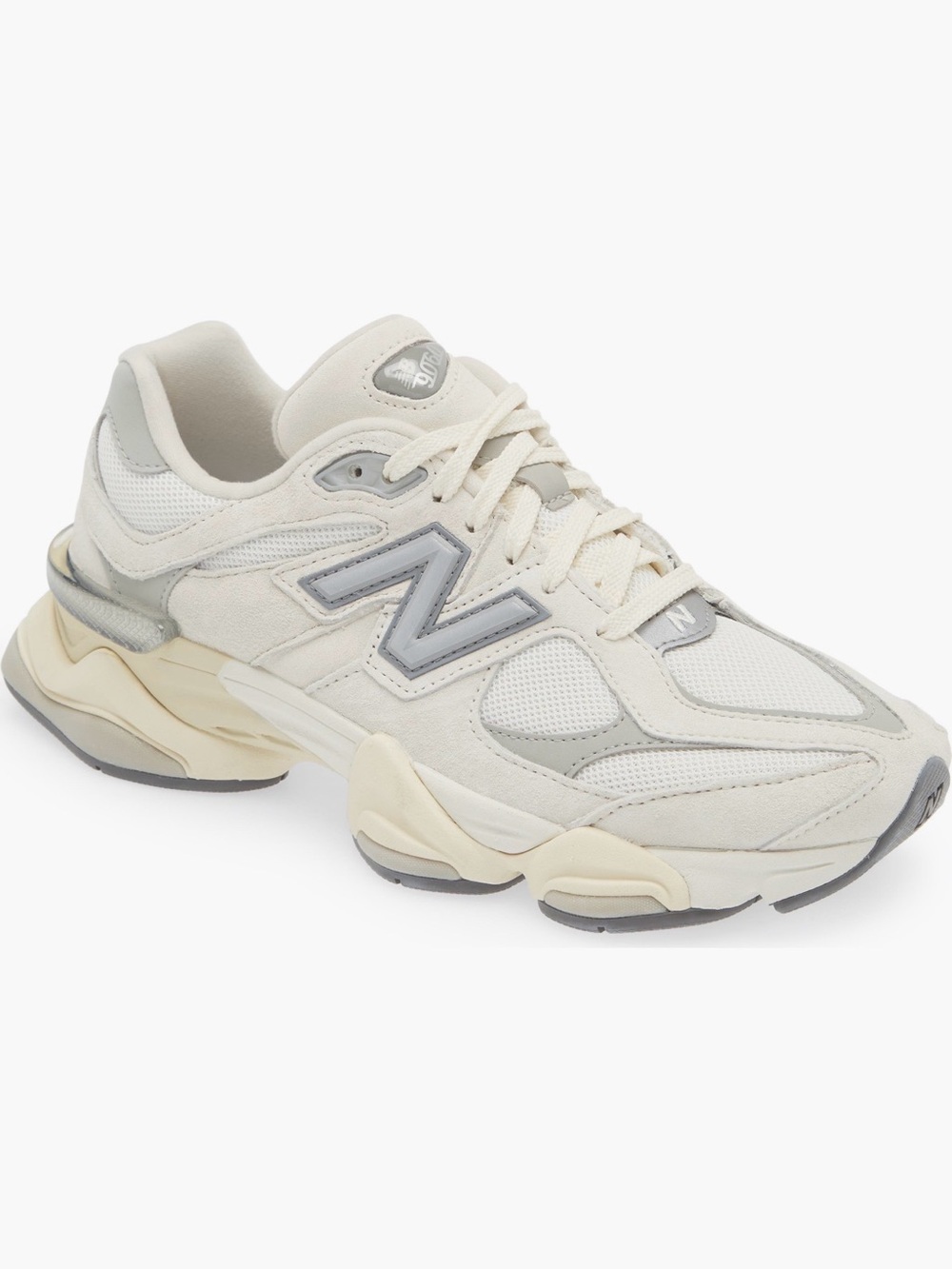New Balance Women's Cream & Light Gray Retro Runner Sneakers